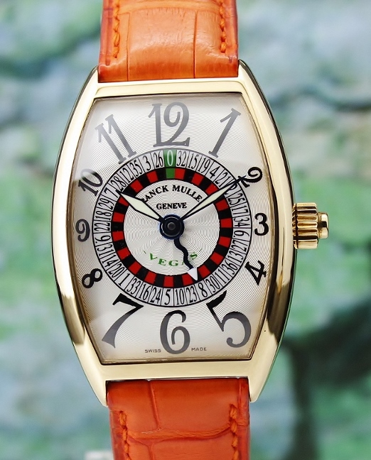 (image for) LIKE NEW Franck Muller "Vegas" 18K Rose Gold Roulette-Wheel Automatic Watch / 5850 Vegas